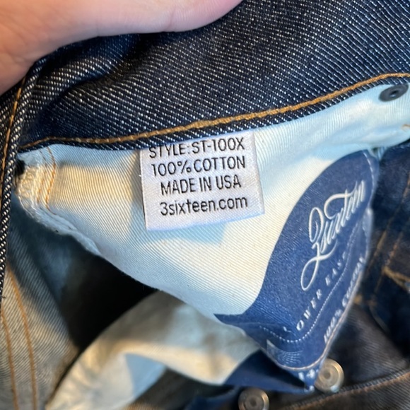 3Sixteen 14.5 oz Raw Selvedge size 30 ST100X - Picture 8 of 8